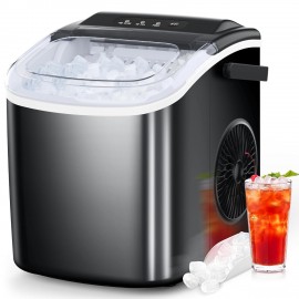 COWSAR Ice Maker Countertop, Portable Ice Machine with Self-Cleaning